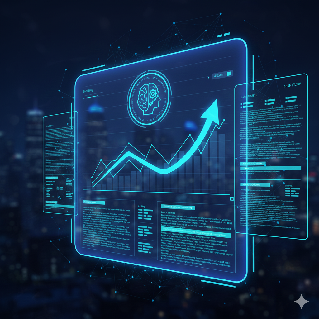 Insightful Stocks AI dashboard showing SEC filing analysis and portfolio insights